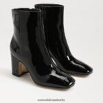 Sam Edelman Rehkitz-Stiefeletten Frauen schwarzes Lackleder Schuhwerk 2P8JNV787