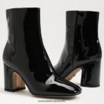 Sam Edelman Rehkitz-Stiefeletten Frauen schwarzes Lackleder Schuhwerk 2P8JNV787 - Image 7