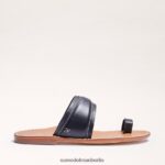 Sam Edelman Sandale „Margit“ mit Zehenring Frauen schwarzes Leder Schuhwerk 2P8JNV258 - Image 2