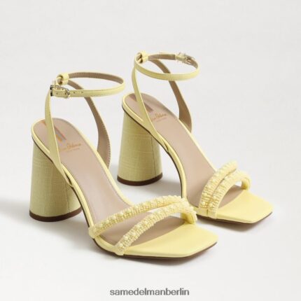 Sam Edelman Sandale mit Blockabsatz und Perlen von Kia Frauen buttergelb Schuhwerk 2P8JNV489