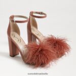 Sam Edelman Sandale mit Yaro-Federabsatz Frauen Siena Rose Schuhwerk 2P8JNV765