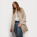 Sam Edelman SB Swing Trenchcoat Frauen Birke Bekleidung 2P8JNV1118 - Image 3