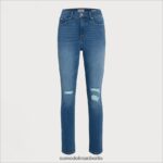 Sam Edelman Schmale, gerade Hose mit hohem Bund Frauen Ozeanantrieb Bekleidung 2P8JNV1229 - Image 5