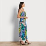 Sam Edelman Schmetterlings-Maxikleid Frauen schwarz-multi Bekleidung 2P8JNV1164 - Image 2