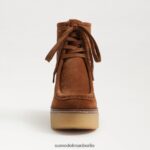 Sam Edelman Shaw-Schnürstiefel Frauen Grenzbraun Schuhwerk 2P8JNV844 - Image 3