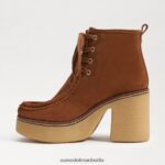 Sam Edelman Shaw-Schnürstiefel Frauen Grenzbraun Schuhwerk 2P8JNV844 - Image 4
