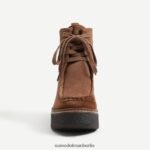 Sam Edelman Shaw-Schnürstiefel Frauen Walnussbraun Schuhwerk 2P8JNV842 - Image 3