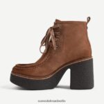 Sam Edelman Shaw-Schnürstiefel Frauen Walnussbraun Schuhwerk 2P8JNV842 - Image 4