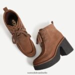 Sam Edelman Shaw-Schnürstiefel Frauen Walnussbraun Schuhwerk 2P8JNV842 - Image 7