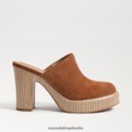 Sam Edelman Shiloh-Pantoletten mit Absatz Frauen Grenzbraun Schuhwerk 2P8JNV717 - Image 2
