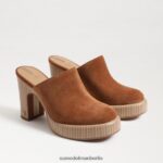 Sam Edelman Shiloh-Pantoletten mit Absatz Frauen Grenzbraun Schuhwerk 2P8JNV717