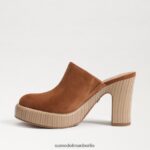 Sam Edelman Shiloh-Pantoletten mit Absatz Frauen Grenzbraun Schuhwerk 2P8JNV717 - Image 4
