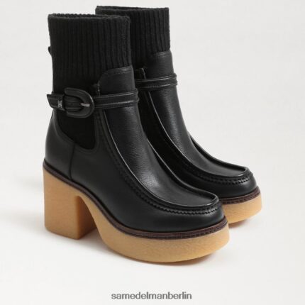 Sam Edelman Sidney Bootie Frauen schwarzes Leder Schuhwerk 2P8JNV873