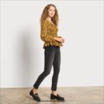 Sam Edelman Skinny-Hose mit hohem Bund Frauen Dämmerung Bekleidung 2P8JNV1272 - Image 2