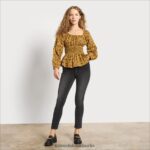 Sam Edelman Skinny-Hose mit hohem Bund Frauen Dämmerung Bekleidung 2P8JNV1272