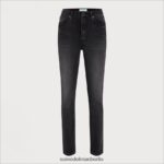 Sam Edelman Skinny-Hose mit hohem Bund Frauen Dämmerung Bekleidung 2P8JNV1272 - Image 5