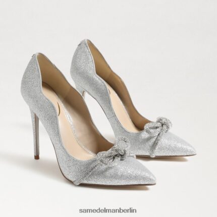 Sam Edelman Spitzer Deela-Absatz Frauen weiches Silber Schuhwerk 2P8JNV754