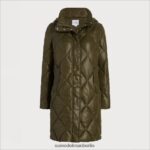 Sam Edelman Steppjacke Frauen toskanische Olive Bekleidung 2P8JNV1264 - Image 5