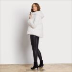 Sam Edelman Steppjacke mit Kissenkragen Frauen Eierschale Bekleidung 2P8JNV1121 - Image 4