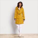 Sam Edelman Steppjacke mit Kissenkragen Frauen Gelb Bekleidung 2P8JNV1126