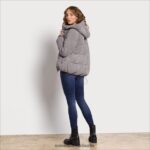 Sam Edelman Steppjacke mit Kissenkragen Frauen grau Bekleidung 2P8JNV1141 - Image 2