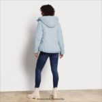 Sam Edelman Steppjacke mit Kissenkragen Frauen hellblau Bekleidung 2P8JNV1120 - Image 4