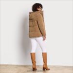 Sam Edelman Steppjacke mit Kissenkragen Frauen Kamel Bekleidung 2P8JNV1140 - Image 4