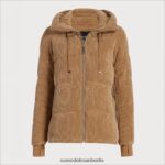 Sam Edelman Steppjacke mit Kissenkragen Frauen Kamel Bekleidung 2P8JNV1140 - Image 5