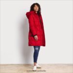 Sam Edelman Steppjacke mit Kissenkragen Frauen Rot Bekleidung 2P8JNV1128