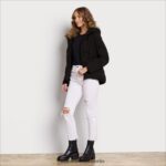 Sam Edelman Steppjacke mit Kissenkragen Frauen Schwarz Bekleidung 2P8JNV1123 - Image 2