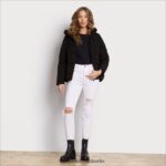 Sam Edelman Steppjacke mit Kissenkragen Frauen Schwarz Bekleidung 2P8JNV1123