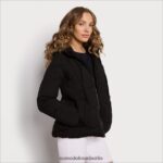 Sam Edelman Steppjacke mit Kissenkragen Frauen Schwarz Bekleidung 2P8JNV1123 - Image 3