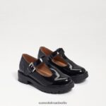 Sam Edelman Taelor-Loafer mit Stollensohle Kinder Black-Box-Leder Schuhwerk 2P8JNV927