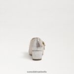 Sam Edelman Talia Mary Jane mit Blockabsatz Kinder weiches Silber Schuhwerk 2P8JNV1047 - Image 5