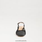Sam Edelman Tarra-Slingback-Absatz Frauen schwarzes Wildleder Schuhwerk 2P8JNV374 - Image 3