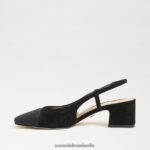 Sam Edelman Tarra-Slingback-Absatz Frauen schwarzes Wildleder Schuhwerk 2P8JNV374 - Image 4