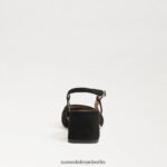 Sam Edelman Tarra-Slingback-Absatz Frauen schwarzes Wildleder Schuhwerk 2P8JNV374 - Image 5