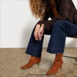 Sam Edelman Taryn-Stiefeletten Frauen Grenzbraun Schuhwerk 2P8JNV810 - Image 8
