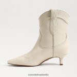Sam Edelman Taryn-Stiefeletten Frauen modernes Elfenbein Schuhwerk 2P8JNV809 - Image 4