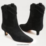 Sam Edelman Taryn-Stiefeletten Frauen schwarzes Wildleder Schuhwerk 2P8JNV811 - Image 7