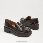 Sam Edelman Teagan-Loafer mit Stollensohle Frauen Kastanie Schuhwerk 2P8JNV396 - Image 7