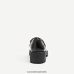 Sam Edelman Teagan-Loafer mit Stollensohle Frauen schwarzes Lackleder Schuhwerk 2P8JNV395 - Image 5