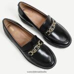 Sam Edelman Teagan-Loafer mit Stollensohle Frauen schwarzes Lackleder Schuhwerk 2P8JNV395 - Image 7