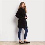 Sam Edelman Teddymantel Frauen Schwarz Bekleidung 2P8JNV1162 - Image 2