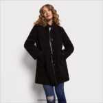 Sam Edelman Teddymantel Frauen Schwarz Bekleidung 2P8JNV1162