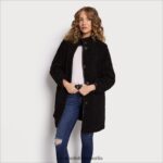 Sam Edelman Teddymantel Frauen Schwarz Bekleidung 2P8JNV1162 - Image 3