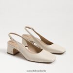 Sam Edelman Terra-Slingback-Kitten-Heel Frauen modernes Elfenbein Schuhwerk 2P8JNV188