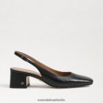 Sam Edelman Terra-Slingback-Kitten-Heel Frauen Schwarz Schuhwerk 2P8JNV189 - Image 2
