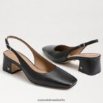 Sam Edelman Terra-Slingback-Kitten-Heel Frauen Schwarz Schuhwerk 2P8JNV189 - Image 7