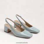 Sam Edelman Terra-Slingback-Kitten-Heel Frauen Seeschaumblau Schuhwerk 2P8JNV190